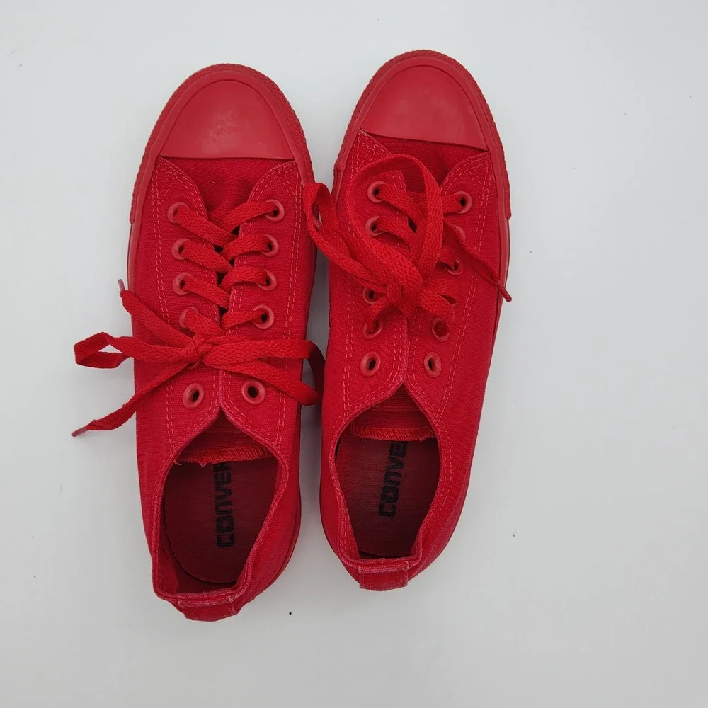 Converse Unisex Indie Retro Skater Bold Chuck Taylor All Star Low Top 7W/5M Red - Picture 6 of 16